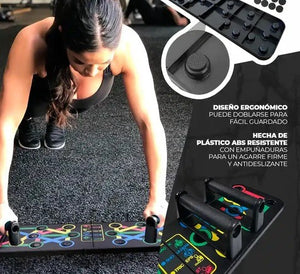 🟢💪Tabla de flexiones Push Up | 9 en 1